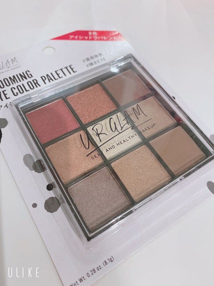 UR GLAM BLOOMING EYE COLOR PALETTE/U R GLAM/アイシャドウパレットを使ったクチコミ(1枚目)