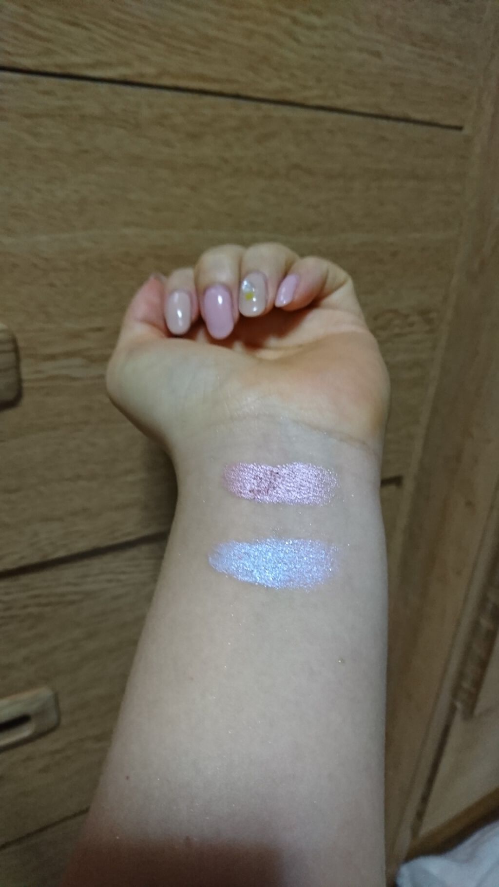 UR GLAM　BRIGHTNING POWDER ラベンダー/U R GLAM/パウダーハイライトを使ったクチコミ（2枚目）
