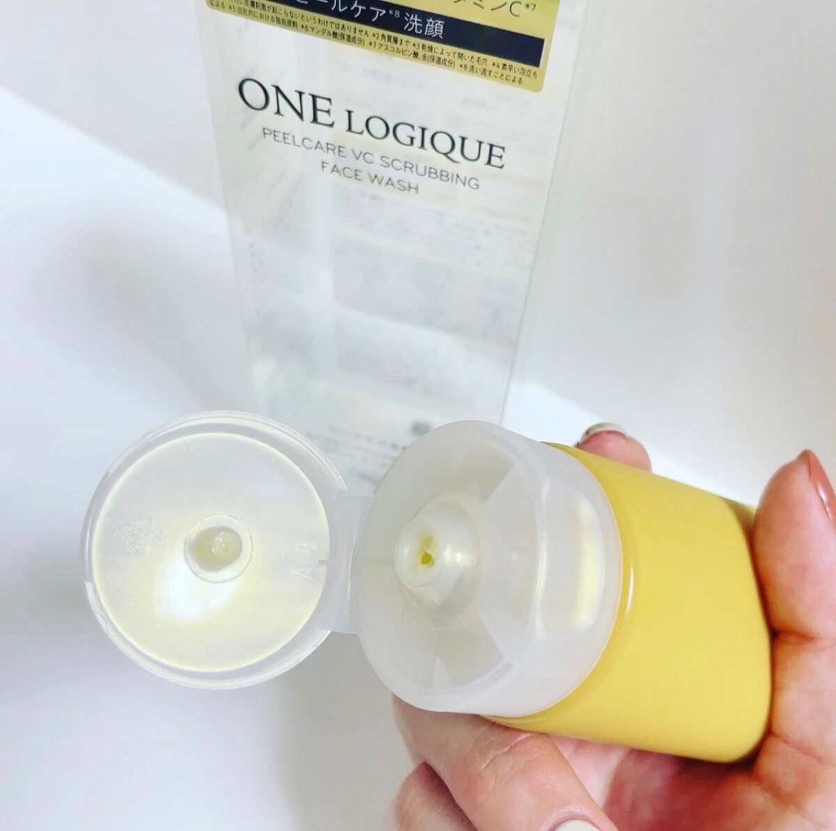 ピールケアVCスクラビングフェイスウォッシュ/ONE LOGIQUE/洗顔フォームを使ったクチコミ(2枚目)