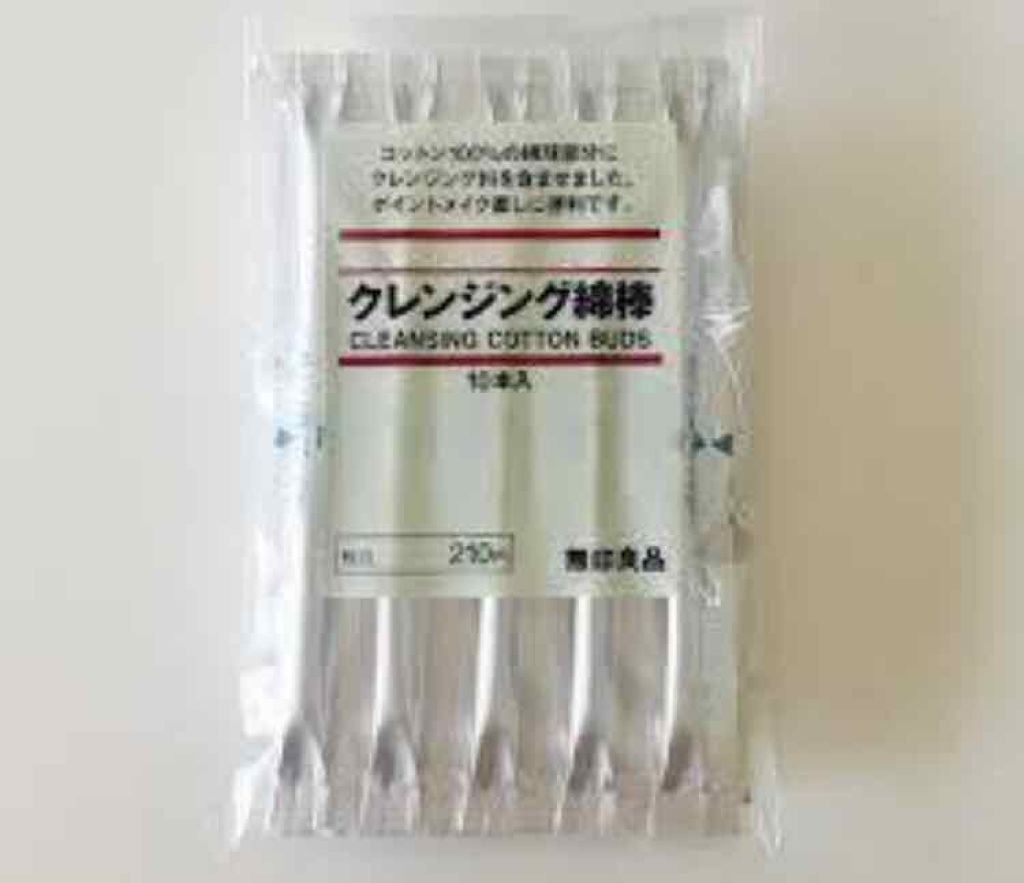 クレンジング綿棒/無印良品/ポイントメイクリムーバーを使ったクチコミ(2枚目)