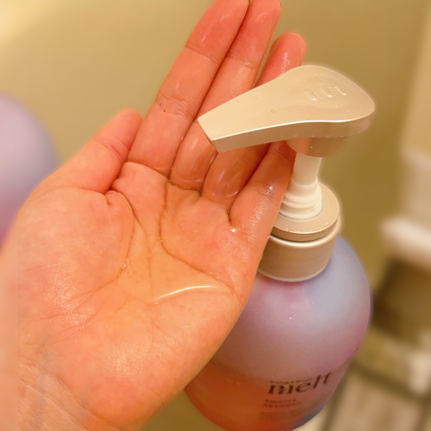 メルト スムースシャンプー/トリートメント/melt/市販シャンプーを使ったクチコミ（3枚目）