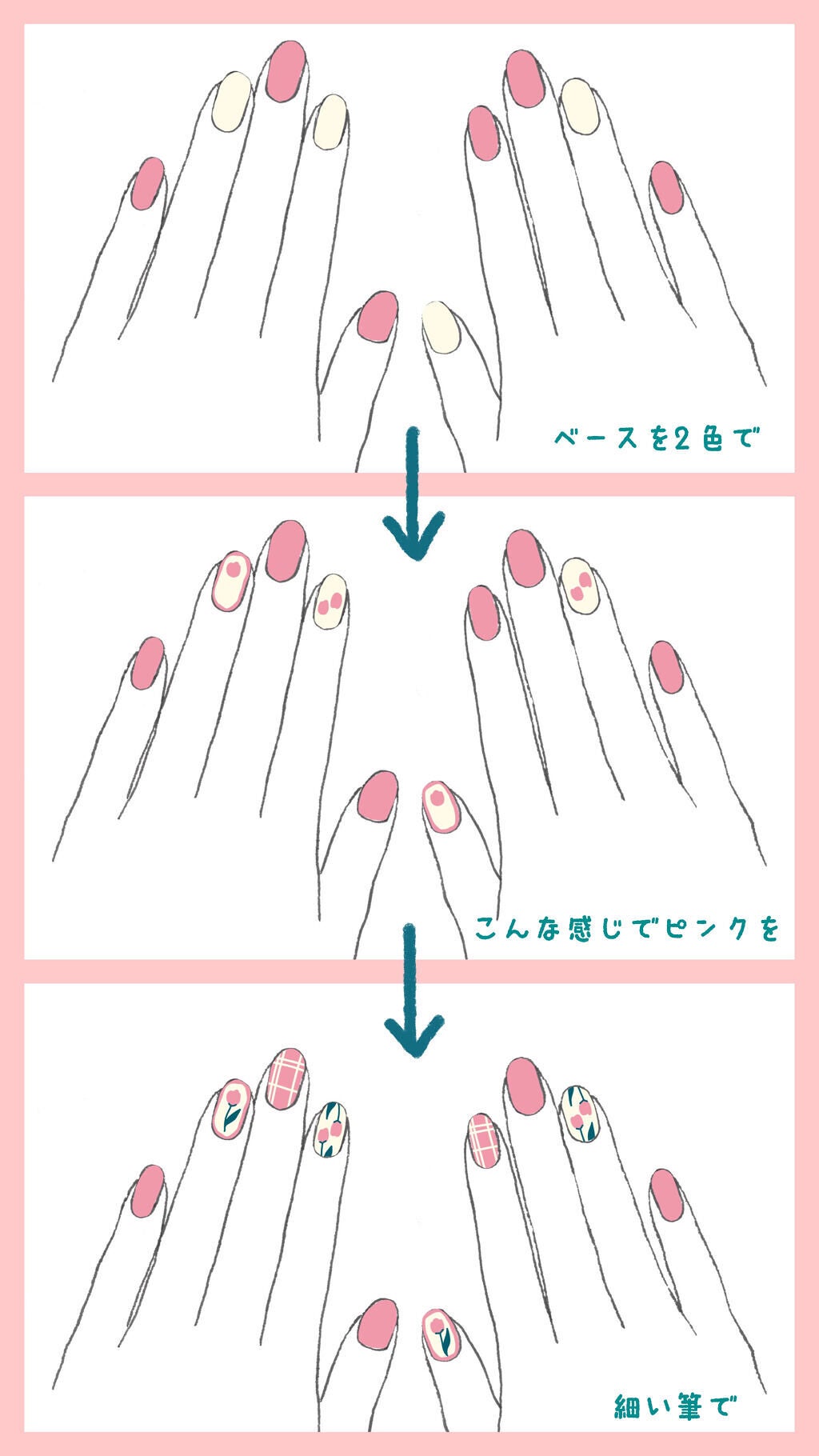 カラフルネイルズ/キャンメイク/マニキュアを使ったクチコミ(3枚目)