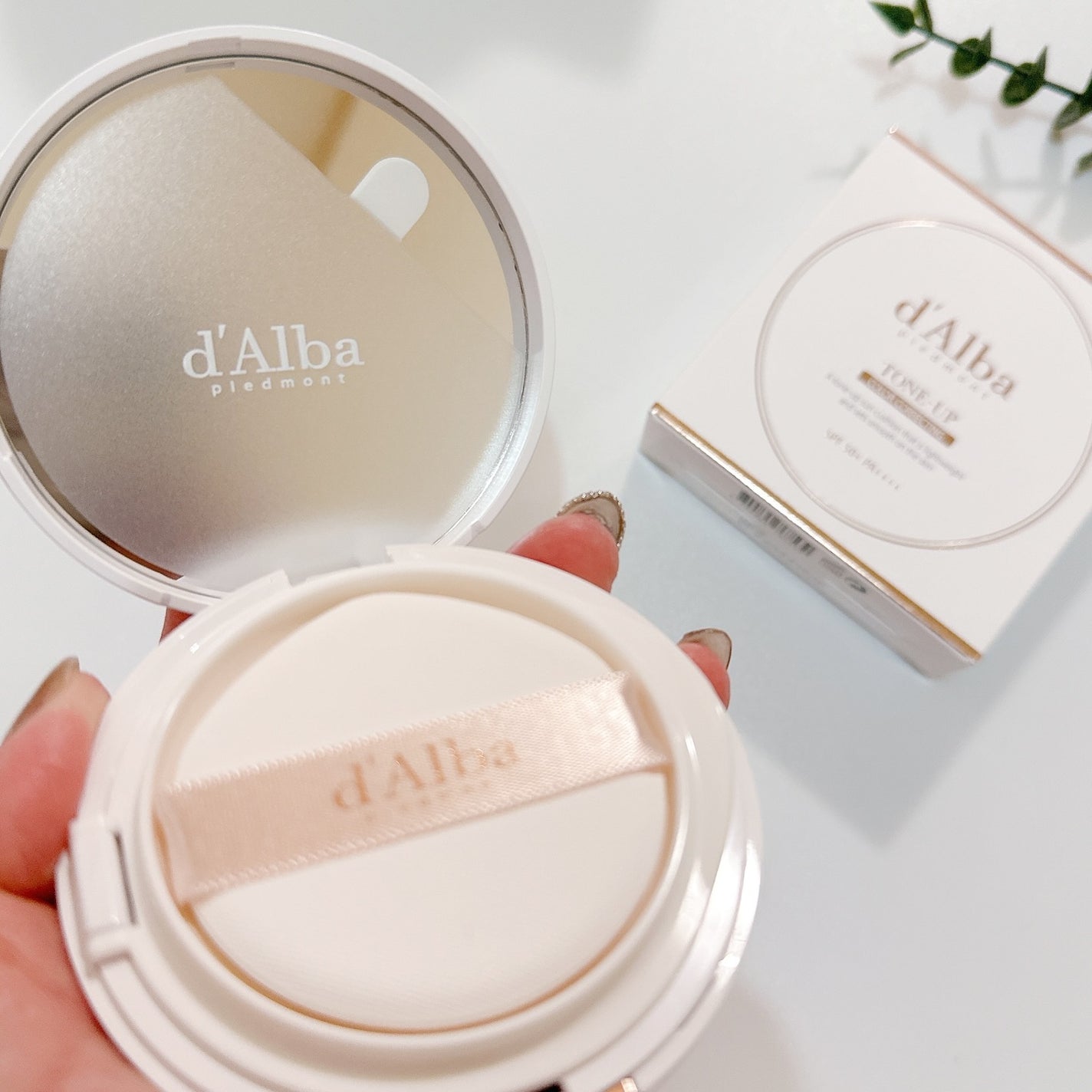 ウォータフルフレッシュサンクッション/ダルバ/日焼け止めローションを使ったクチコミ(2枚目)