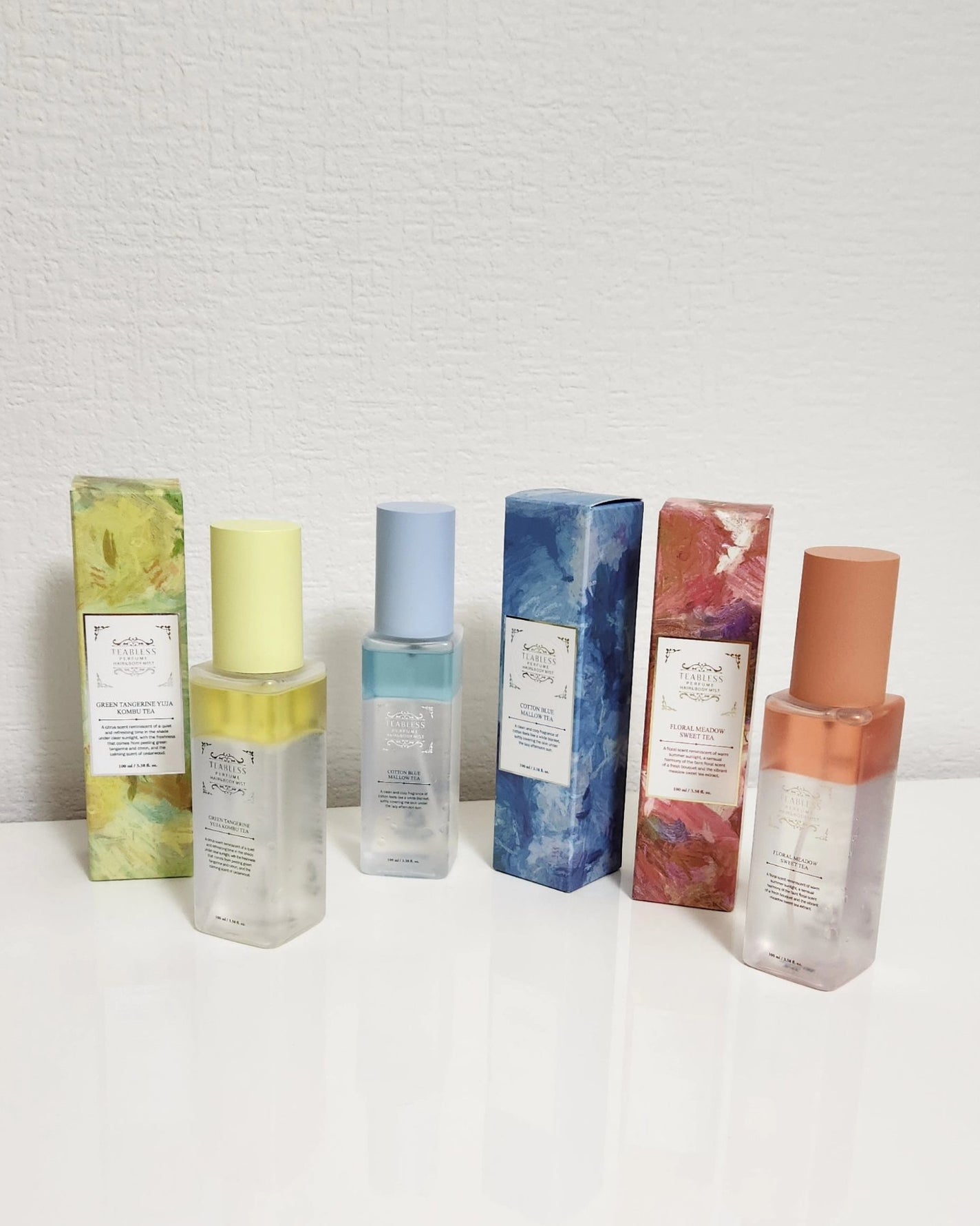 パヒュームヘア&ボディミスト コットンブルーメロウティー/TEABLESS/ヘアミストを使ったクチコミ(1枚目)