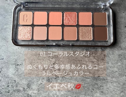 プロ アイ パレット エアー/CLIO/アイシャドウパレットを使ったクチコミ(4枚目)