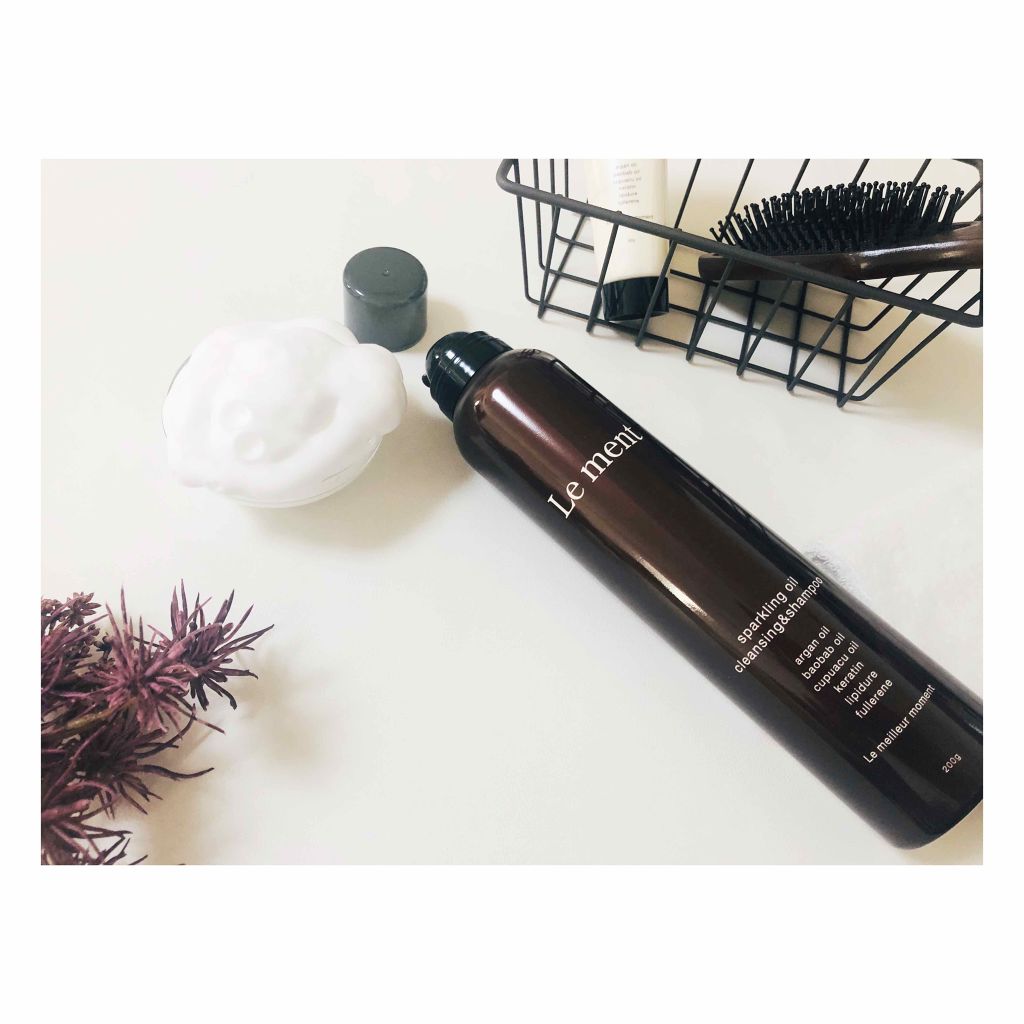 ルメント スパークリングオイル クレンジング&シャンプー/Le ment/市販シャンプーを使ったクチコミ（2枚目）