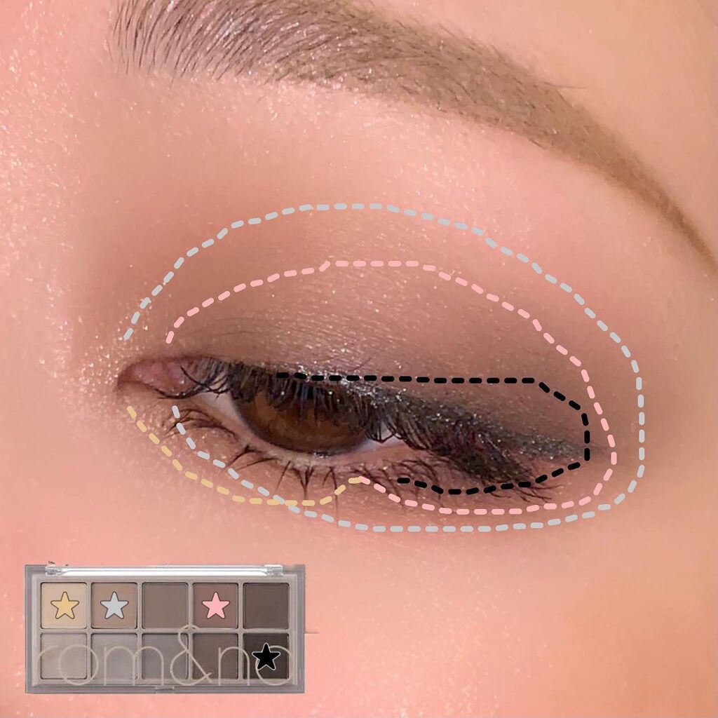 ベターザンパレット/rom&nd/アイシャドウパレットを使ったクチコミ(8枚目)