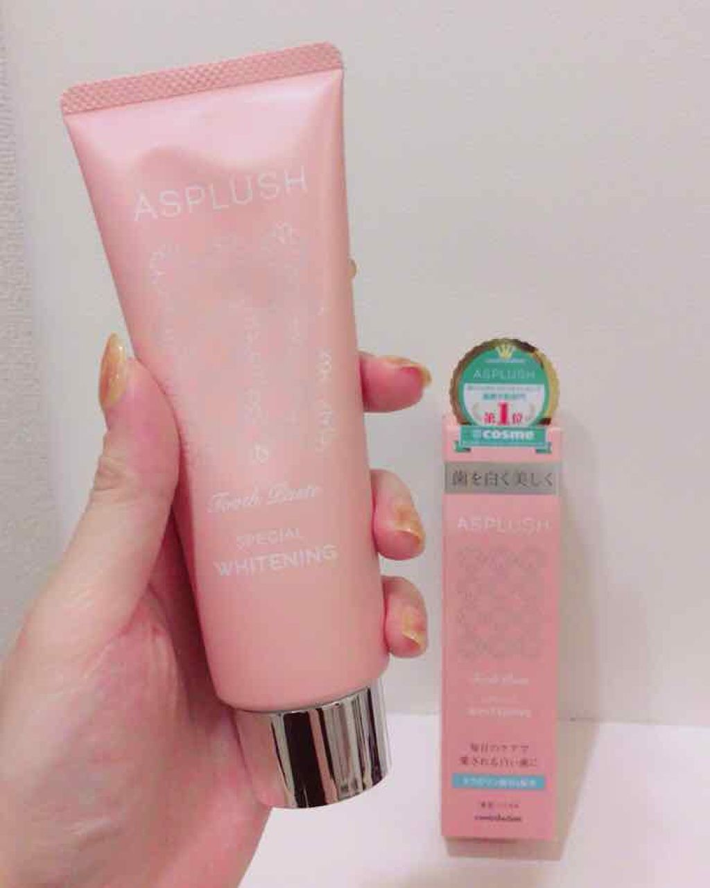 ASPLUSH(アスプラッシュ) ピーチミント/CONTRIBUTION/歯磨き粉を使ったクチコミ(2枚目)