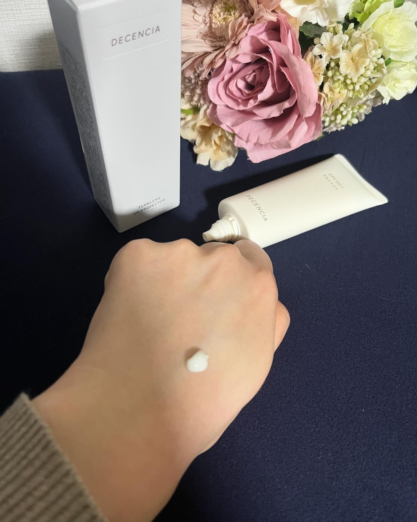 ディセンシア フローレス UVプロテクター/DECENCIA/日焼け止めローションを使ったクチコミ(2枚目)