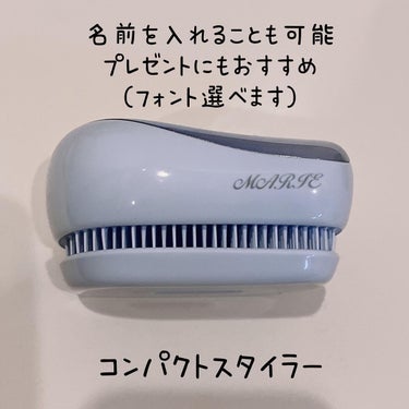 コンパクトスタイラー ブルークローム/TANGLE TEEZER/ヘアブラシを使ったクチコミ（3枚目）