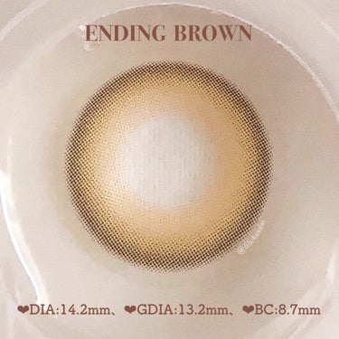Ending 1day ブラウン/OLENS/ワンデー（１DAY）カラコンを使ったクチコミ（3枚目）