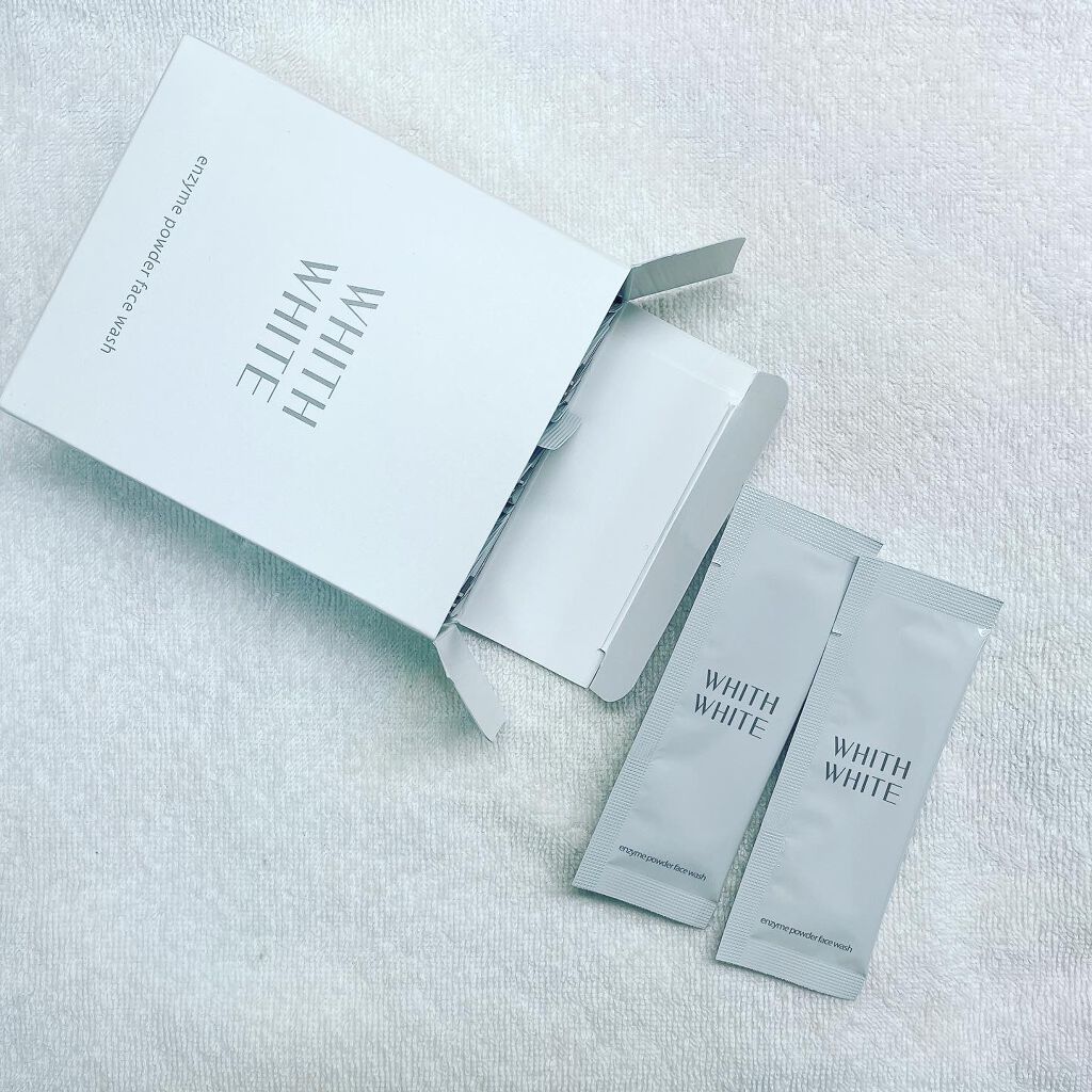酵素洗顔パウダー/WHITH WHITE/洗顔パウダーを使ったクチコミ（2枚目）