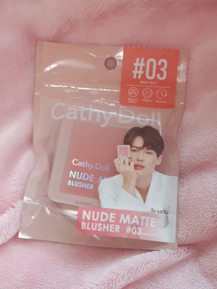ヌードマットブラッシャー/CathyDoll/パウダーチークを使ったクチコミ(3枚目)