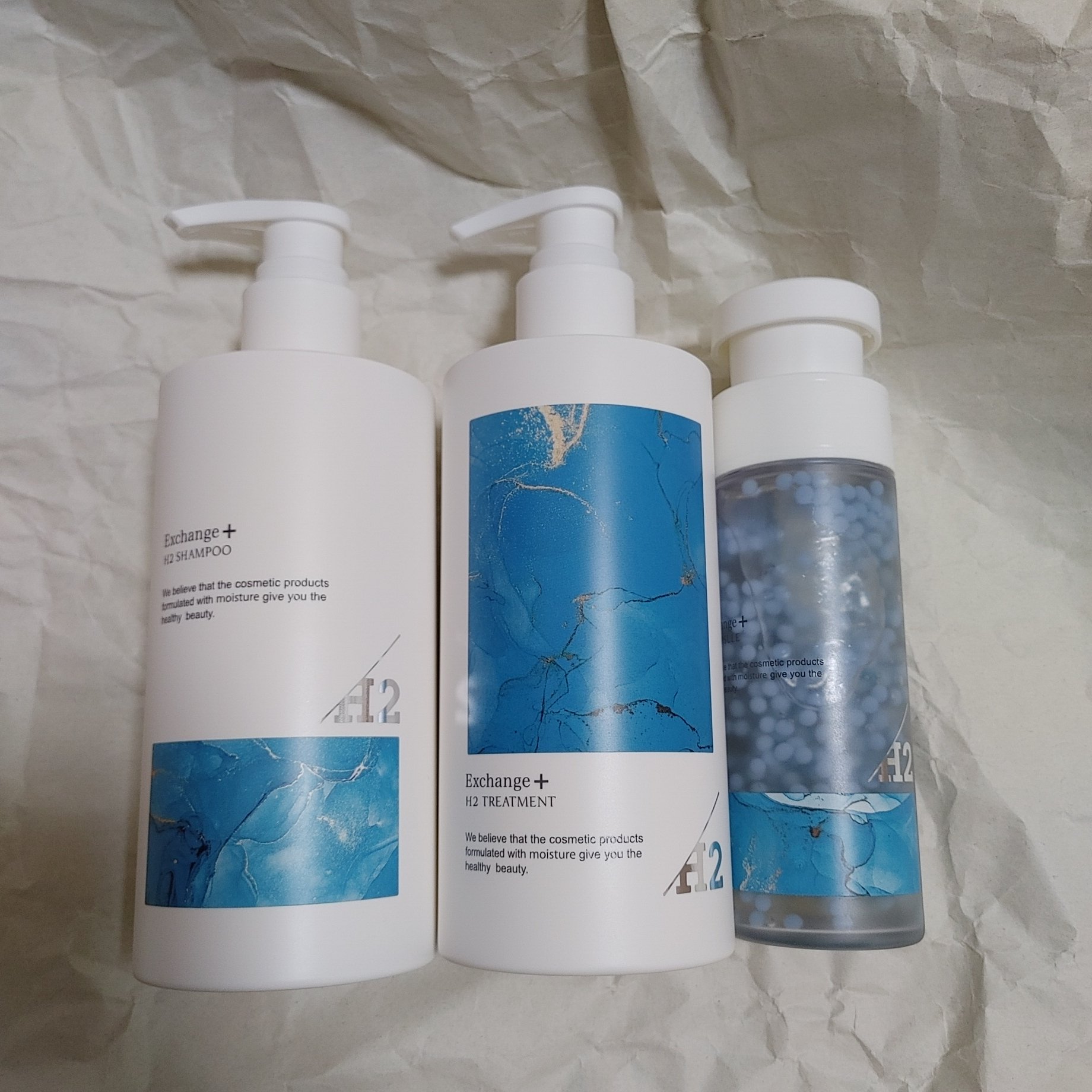 H2シャンプー/カプセル/トリートメント  H2カプセル/Exchange+/サロンシャンプーを使ったクチコミ（1枚目）