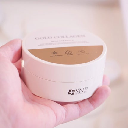 GOLD COLLAGEN DUAL EYE PATCH/SNP/アイケア・アイクリームを使ったクチコミ(4枚目)