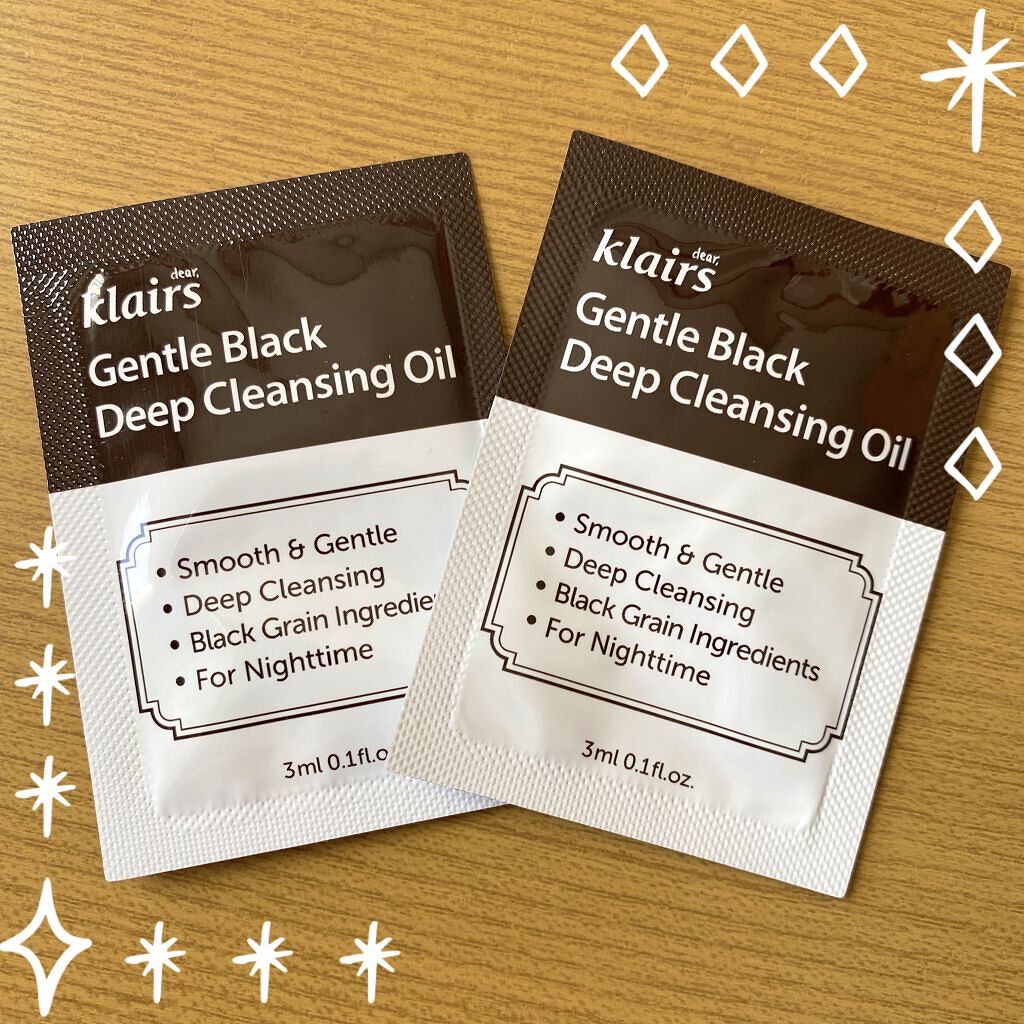 ジェントルブラックディープクレンジングオイル(150ml)/Klairs/オイルクレンジングを使ったクチコミ（1枚目）