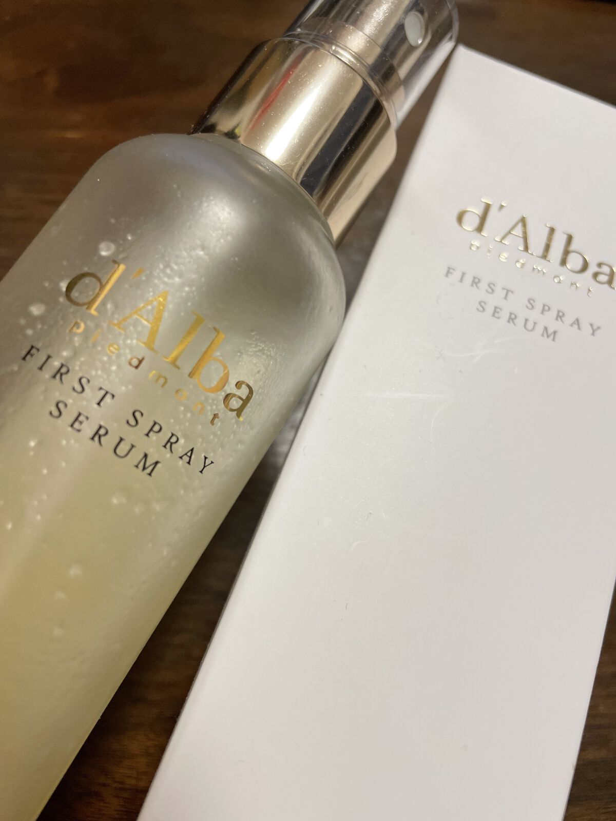 ダルバ ホワイトトリュフファーストスプレーセラム/ダルバ/ミスト状化粧水を使ったクチコミ（2枚目）