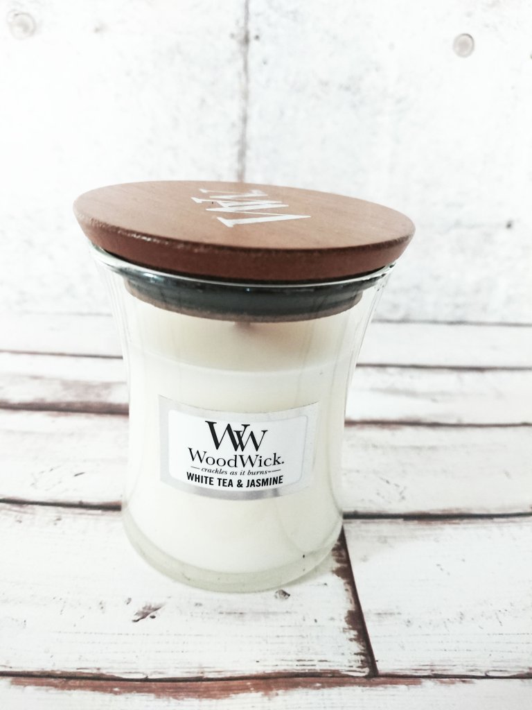 Wood Wick ホワイトティー&ジャスミン/Wood Wick/アロマキャンドルを使ったクチコミ（2枚目）