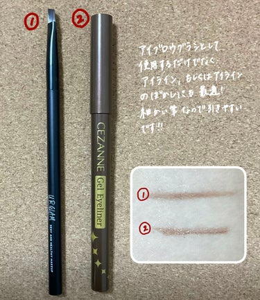 UR GLAM　EYEBROW BRUSH（アイブロウブラシ）/U R GLAM/メイクブラシを使ったクチコミ（2枚目）