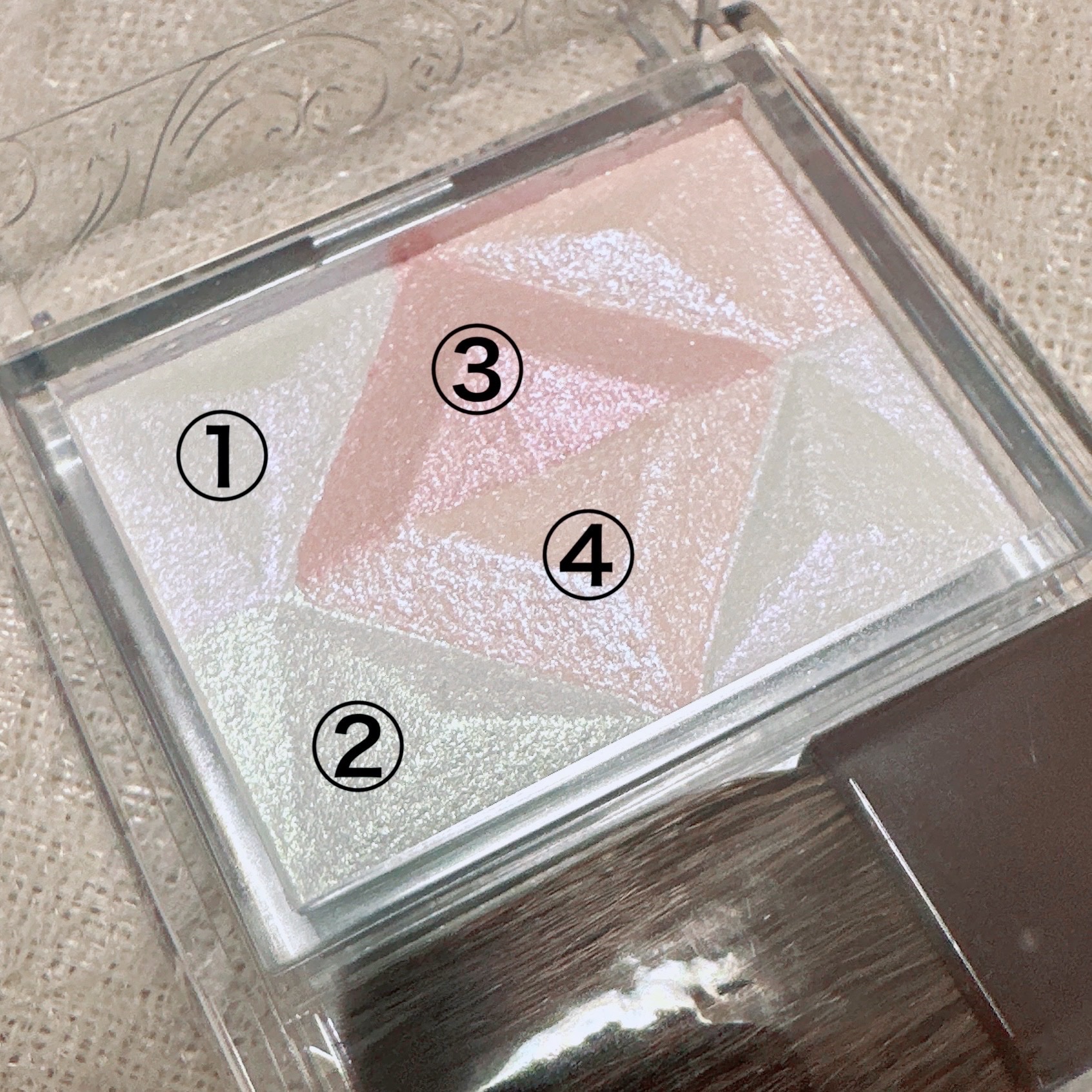 パールグロウハイライト/CEZANNE/ハイライト・シェーディングを使ったクチコミ（2枚目）