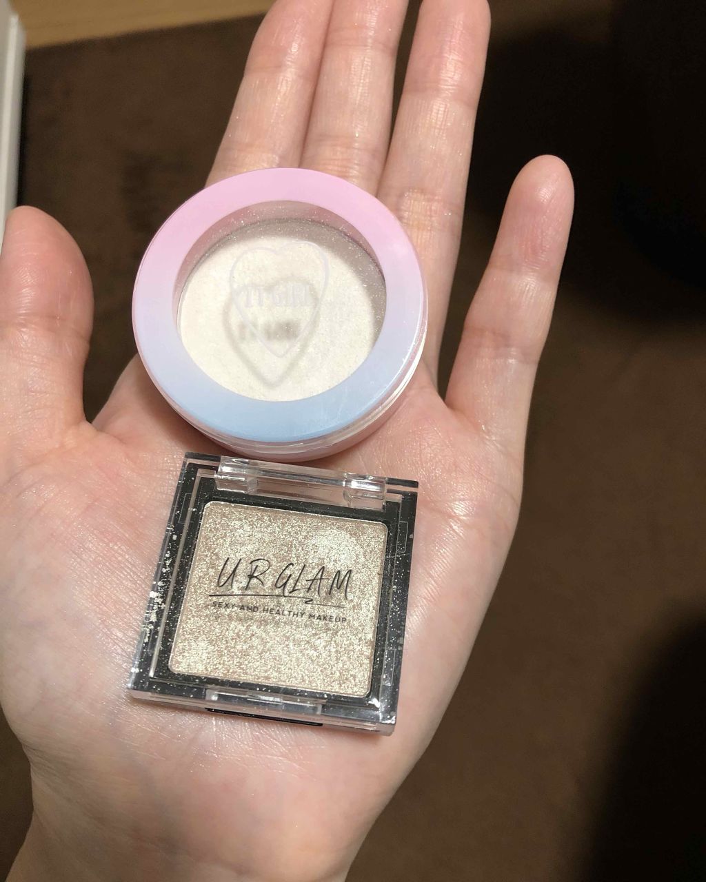 ダイソー×IT GIRL アイシャドウ 星空のまたたき/DAISO/単色アイシャドウを使ったクチコミ（1枚目）