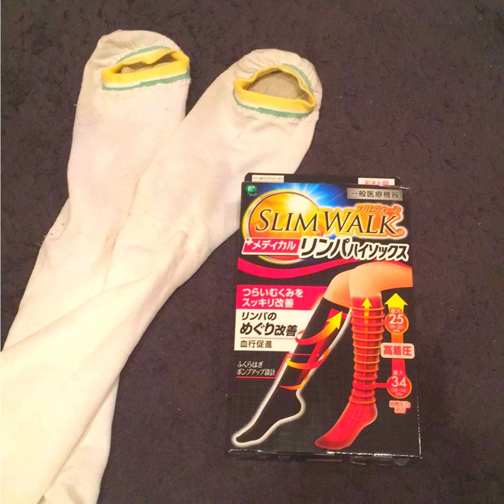 スリムウォーク メディカルリンパハイソックス/SLIMWALK/着圧ソックス・レギンスを使ったクチコミ(1枚目)
