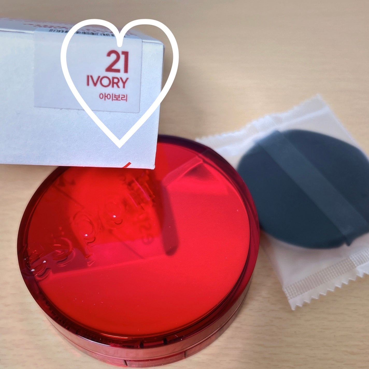 プロテーラービーベルベットカバークッション/espoir/クッションファンデーションを使ったクチコミ(2枚目)