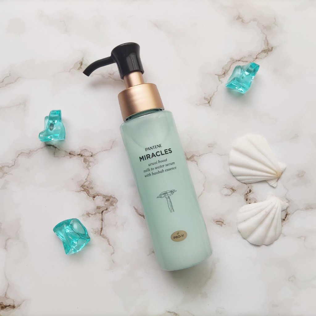 ミラクルズ うるおいブーストミルクウォーターセラム/パンテーン/アウトバストリートメントを使ったクチコミ（1枚目）