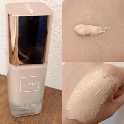 密着カバーファンデーション/GIVERNY/リキッドファンデーションを使ったクチコミ(1枚目)