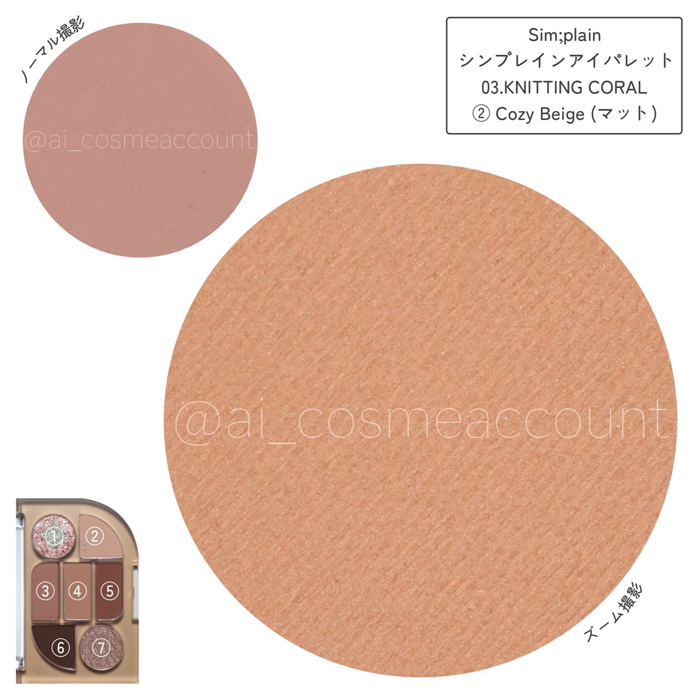 シンプレイン アイパレット/Sim;plain/アイシャドウパレットを使ったクチコミ(4枚目)