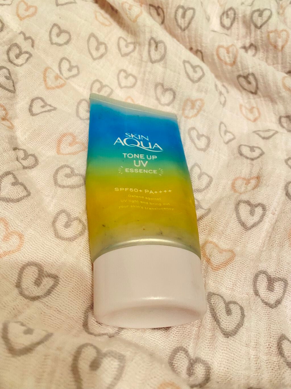 スキンアクア トーンアップUVエッセンス/スキンアクア/日焼け止めクリームを使ったクチコミ(2枚目)
