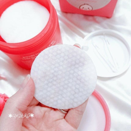 yuki on LIPS 「ピンクのパケがめちゃくちゃ可愛い❤⇒両面が使用出来るパッド⇒た..」(7枚目)