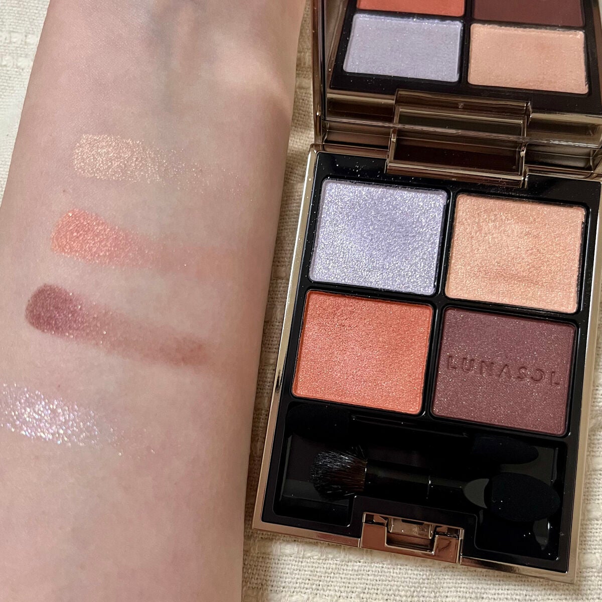 アイカラーレーション/LUNASOL/アイシャドウパレットを使ったクチコミ(2枚目)