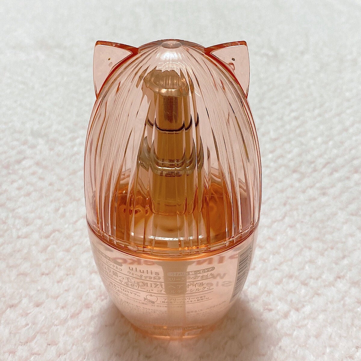 ウルリス ピンクネコ ウォーターコンク スリーク ヘアオイル/ululis/ヘアオイルを使ったクチコミ(2枚目)