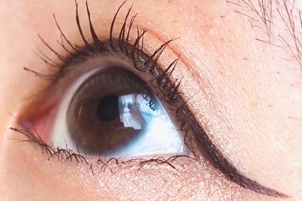 ベルベットライナー/LUMIURGLAS/リキッドアイライナーを使ったクチコミ(5枚目)