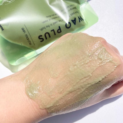 skinmarche WAOPLUS ハートリーフマグワートブースターマスク/ブレーンコスモス/洗い流すパック・マスクを使ったクチコミ(7枚目)