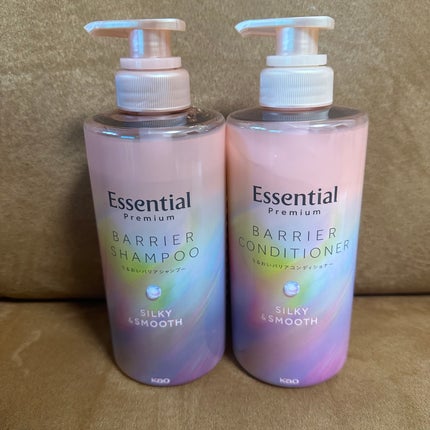 エッセンシャルプレミアム バリアシャンプー・コンディショナー シルキー&スムース/エッセンシャル/市販シャンプーを使ったクチコミ(1枚目)