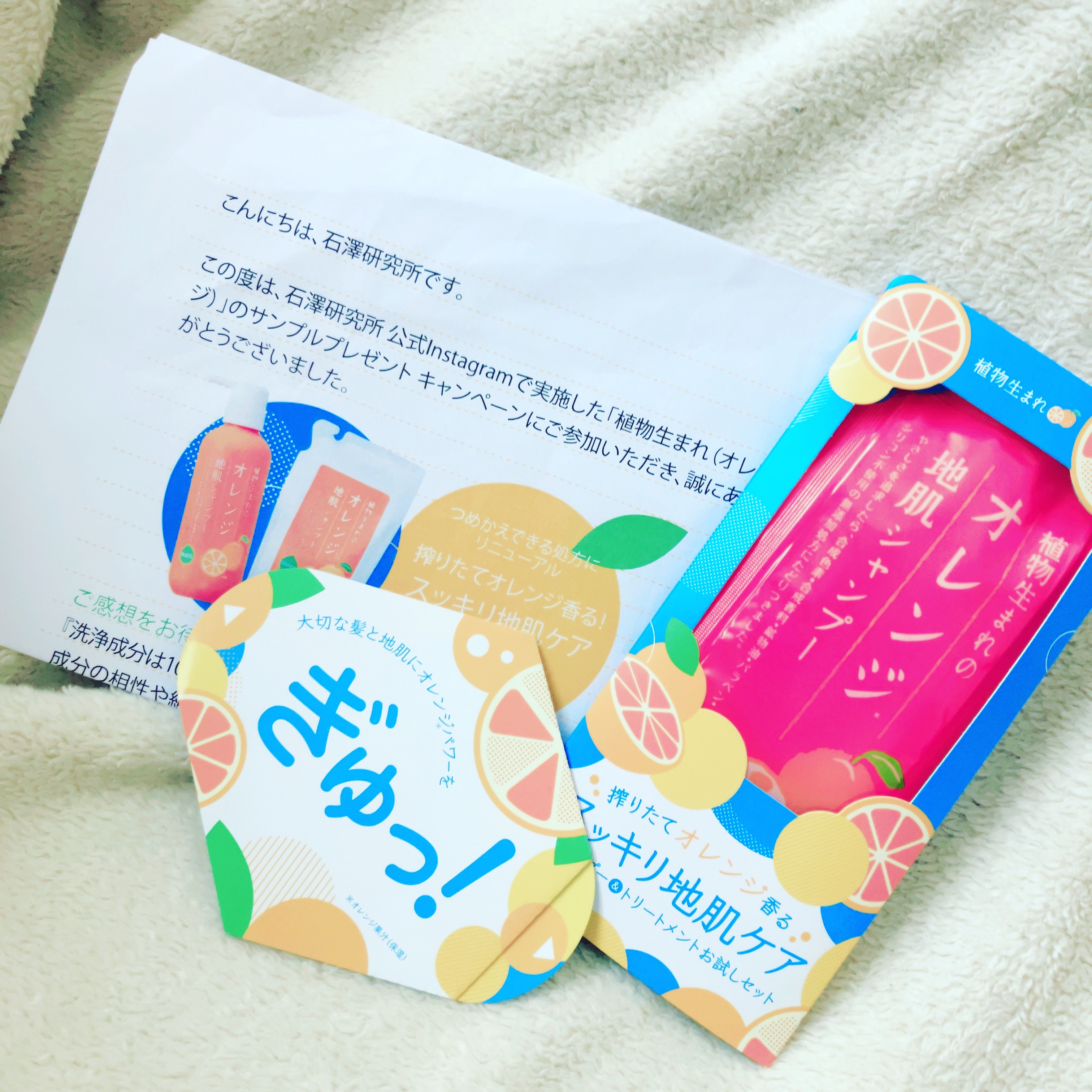 植物生まれのオレンジ地肌シャンプーS／オレンジ果汁トリートメントN/石澤研究所/市販シャンプーを使ったクチコミ（1枚目）