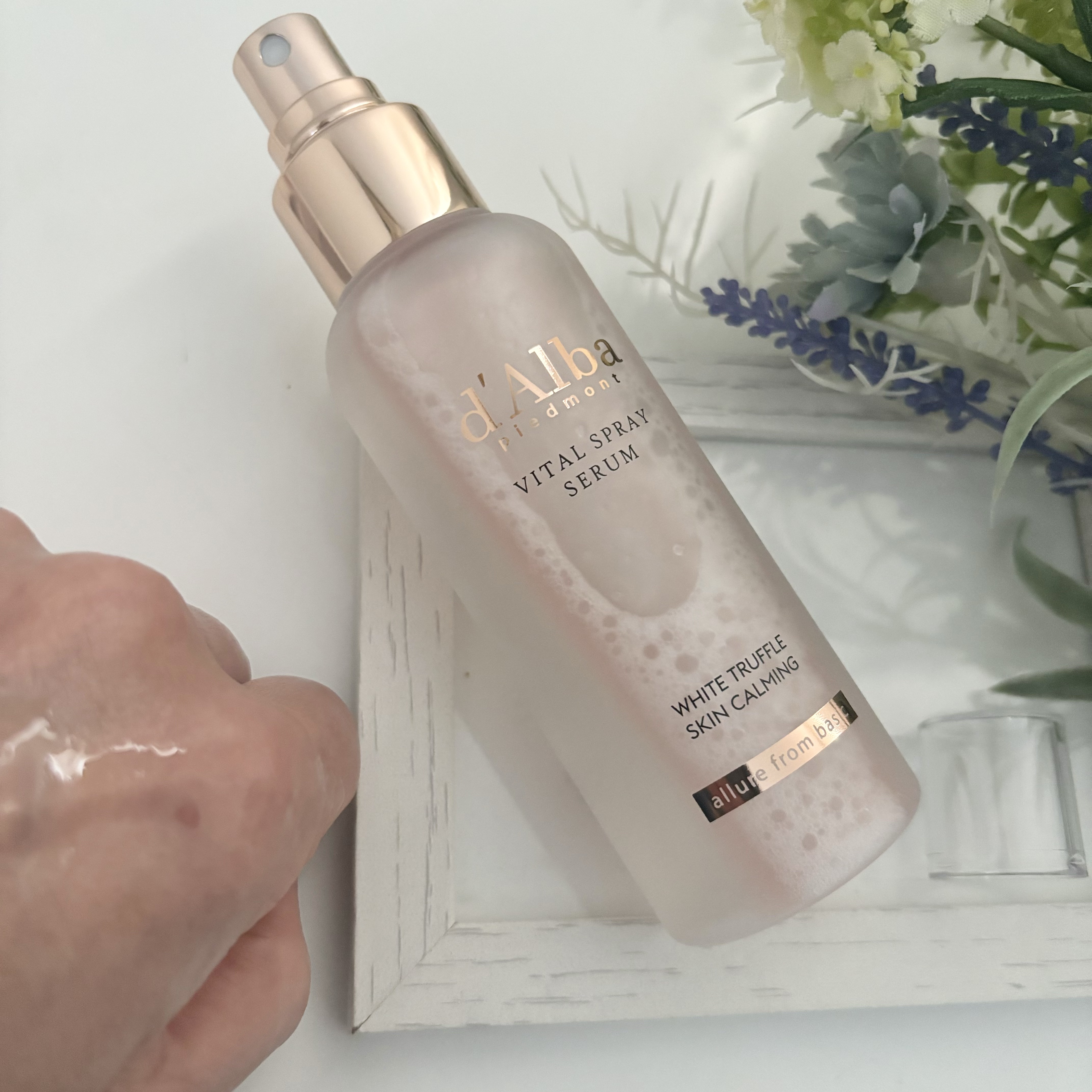 ダルバ ホワイトトリュフバイタルスプレーセラム/ダルバ/ミスト状化粧水を使ったクチコミ（3枚目）