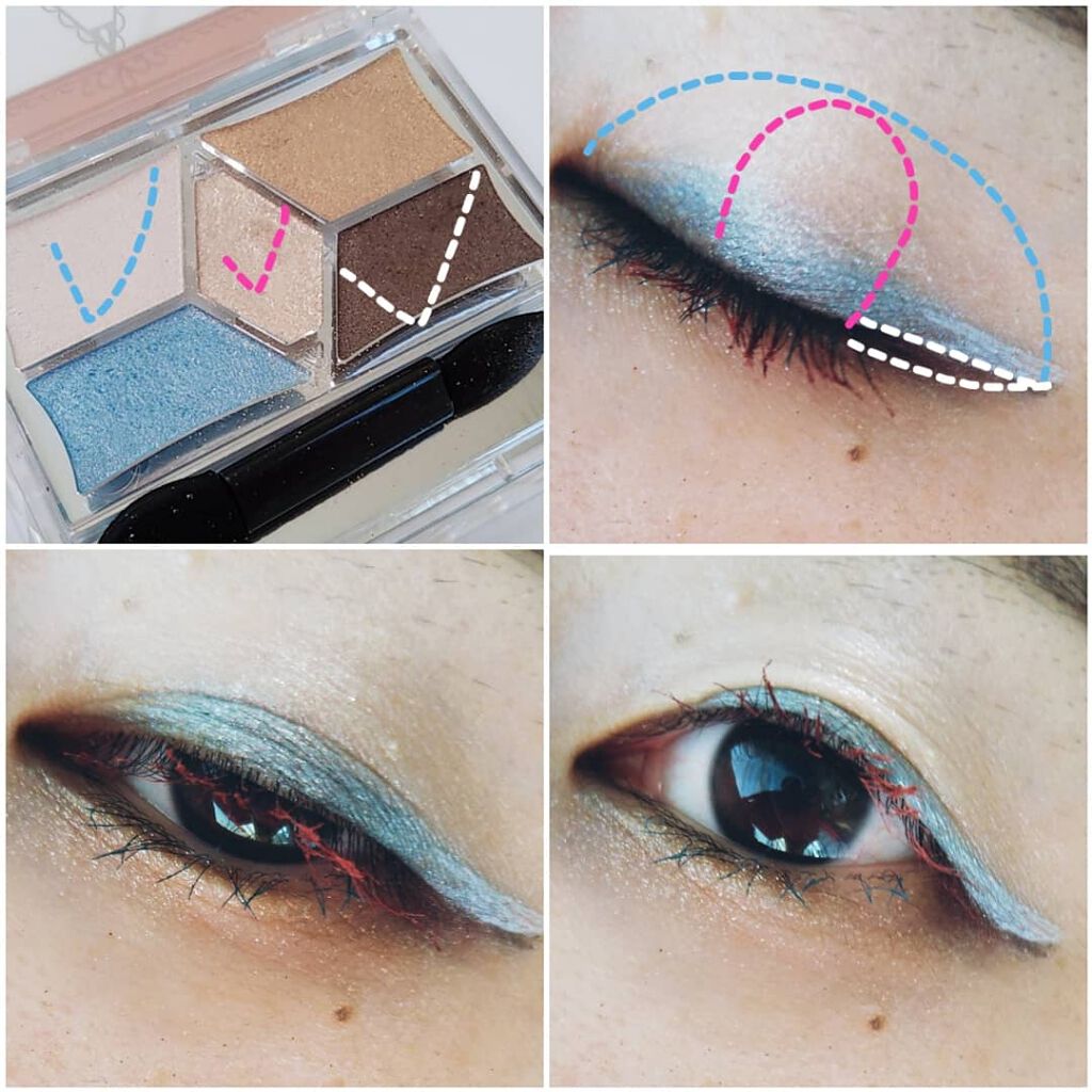 【旧品】パーフェクトスタイリストアイズ/キャンメイク/アイシャドウパレットを使ったクチコミ（2枚目）