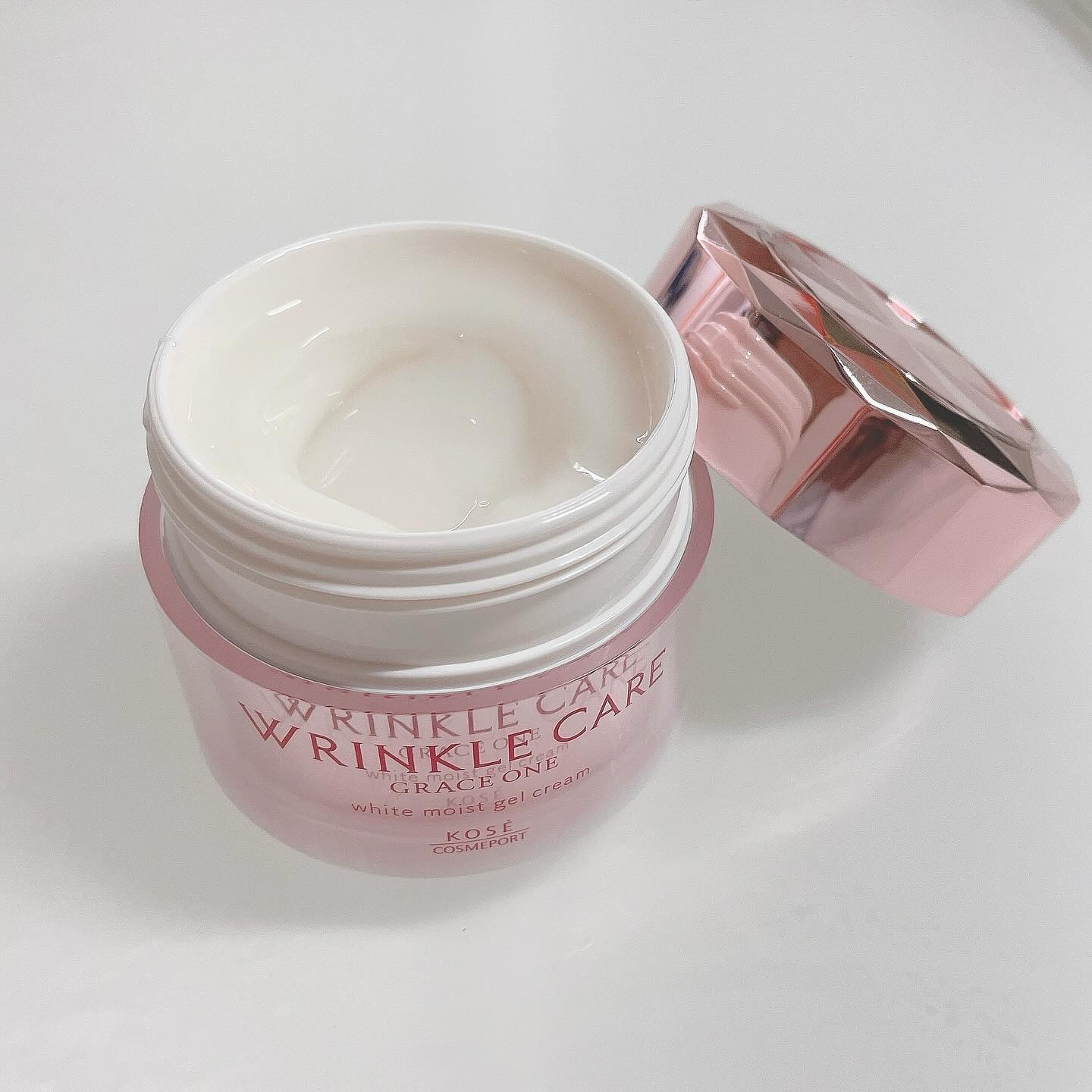 リンクルケア ホワイト モイストジェルクリーム/グレイスワン/オールインワン化粧品を使ったクチコミ（2枚目）