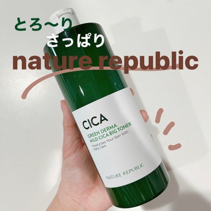 グリーン ダーマCICAビックトナー/ネイチャーリパブリック/化粧水を使ったクチコミ(1枚目)