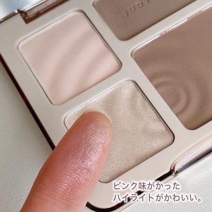 JUDYDOLL メリハリマスターパレット/JUDYDOLL/パウダーハイライトを使ったクチコミ(2枚目)