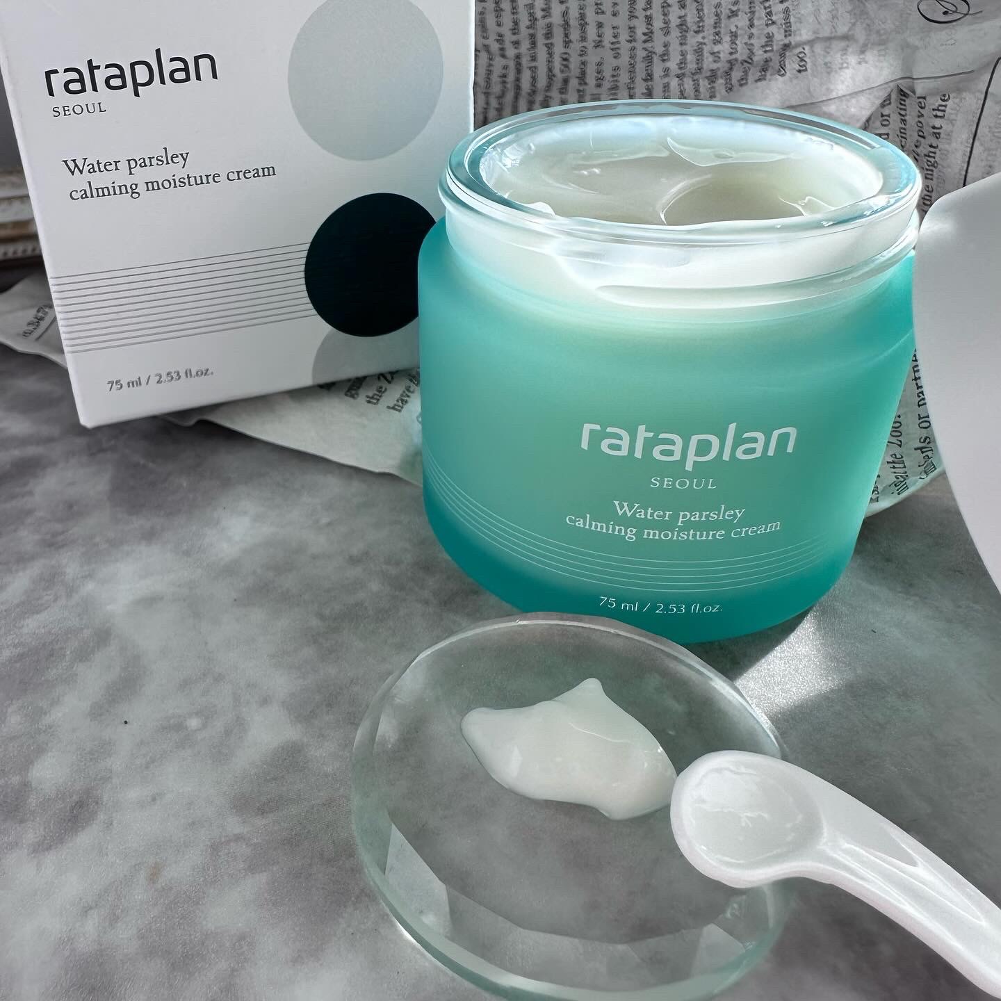 ウォーターパセリカーミングセラム/rataplan/美容液を使ったクチコミ（3枚目）