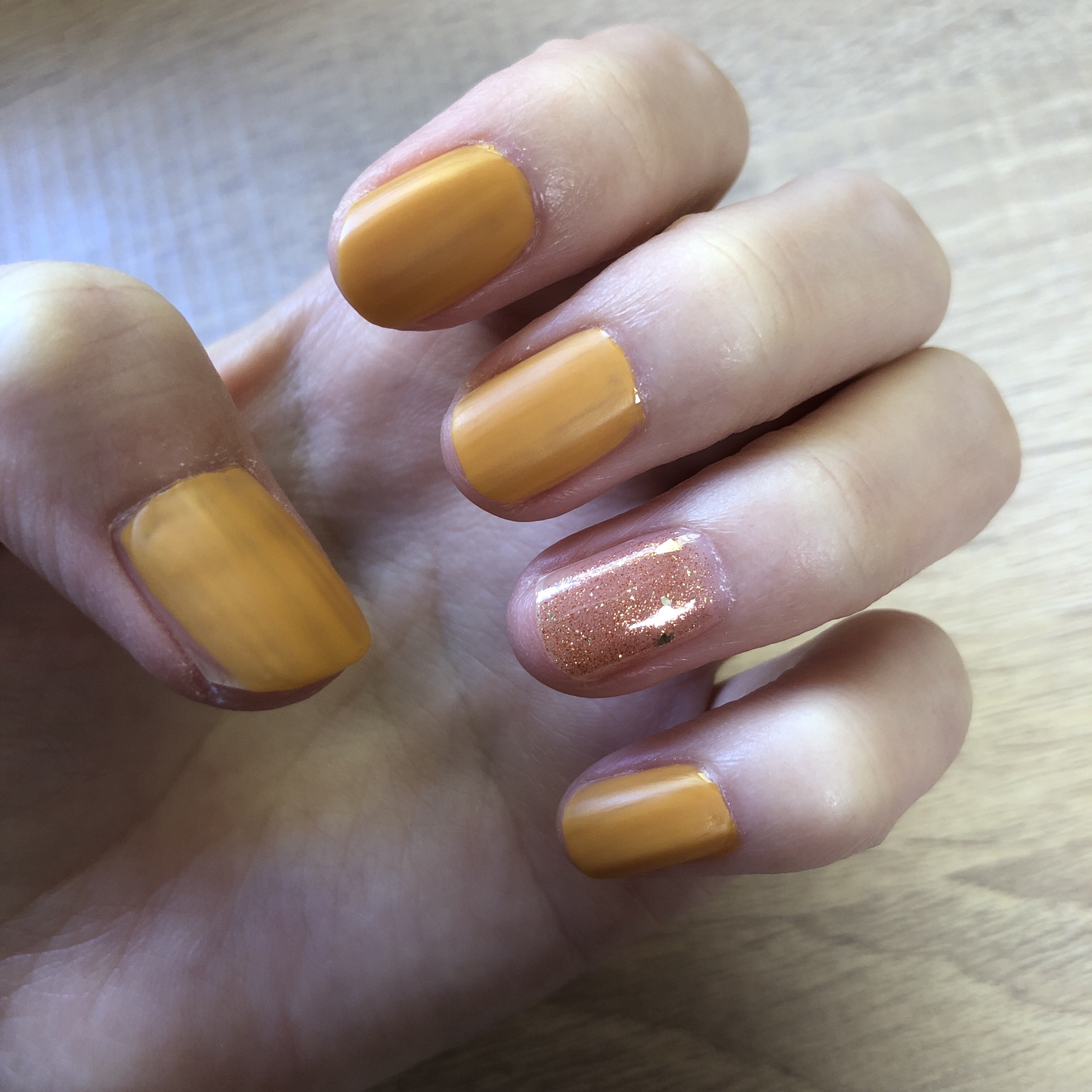 ネイル エナメル 848 イエロー系/ちふれ/マニキュアを使ったクチコミ（1枚目）