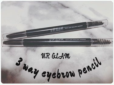 UR GLAM　3WAY EYEBROW PENCIL（3WAYアイブロウペンシル） ピンクブラウン/U R GLAM/アイブロウペンシルを使ったクチコミ（1枚目）