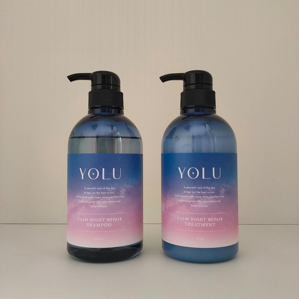 カームナイトリペアシャンプー／トリートメント/YOLU/市販シャンプーを使ったクチコミ（1枚目）