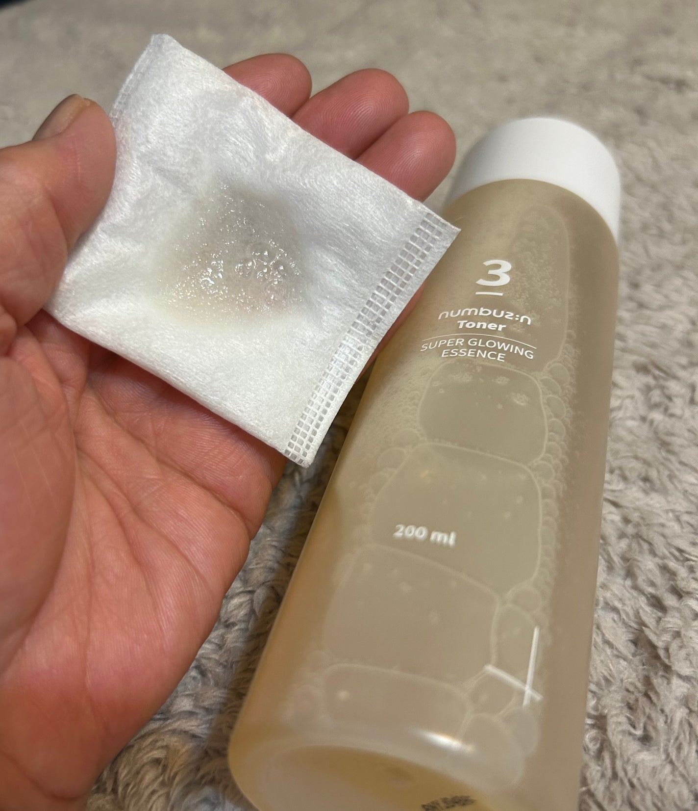 3番 うるツヤ発酵トナー/numbuzin/化粧水を使ったクチコミ(8枚目)