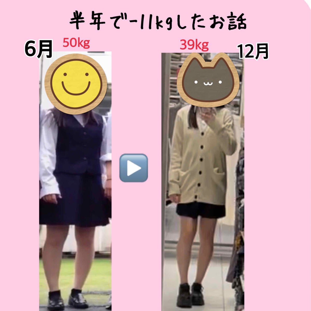 うさ子🐰学年1可愛い女になりたい人達~! on LIPS 「⸜🌷︎⸝楽して痩せた方法⸜🌷︎⸝私高1の春すごく太ってしまった..」(1枚目)