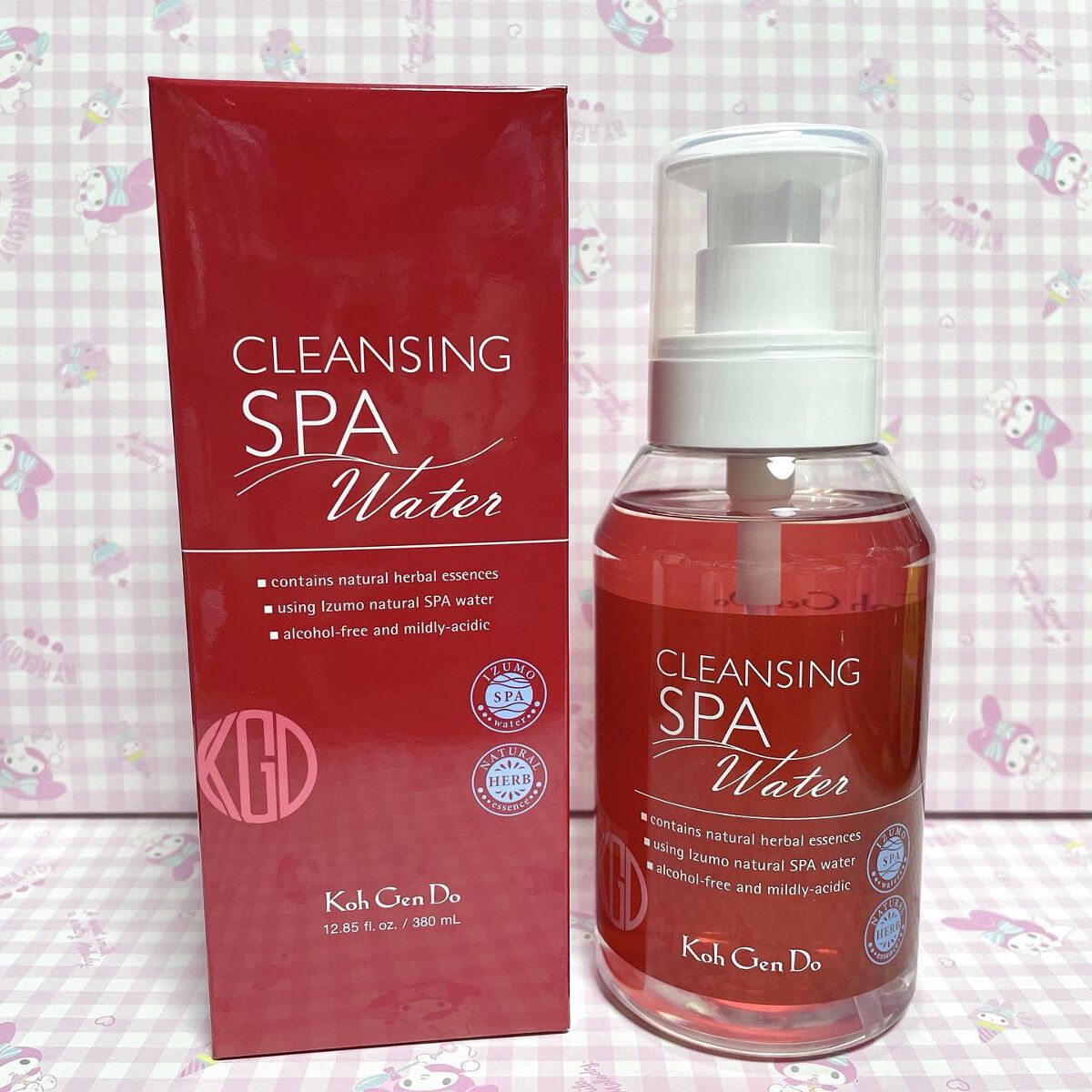 クレンジングウォーター ポンプヘッドタイプ 380ml/Koh Gen Do/クレンジングウォーターを使ったクチコミ（1枚目）